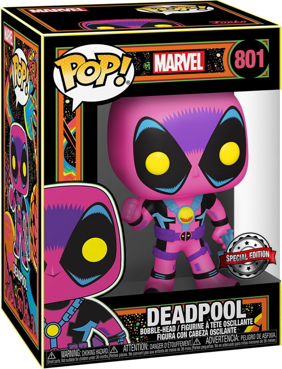   Pop! Marvel Blacklight Deadpool - CONFIDENTIAL Exclu Smartoys