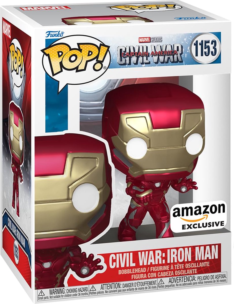   Pop! Marvel: Captain America 3: Civil War - Iron Man US Exclusive Build-A-Scene