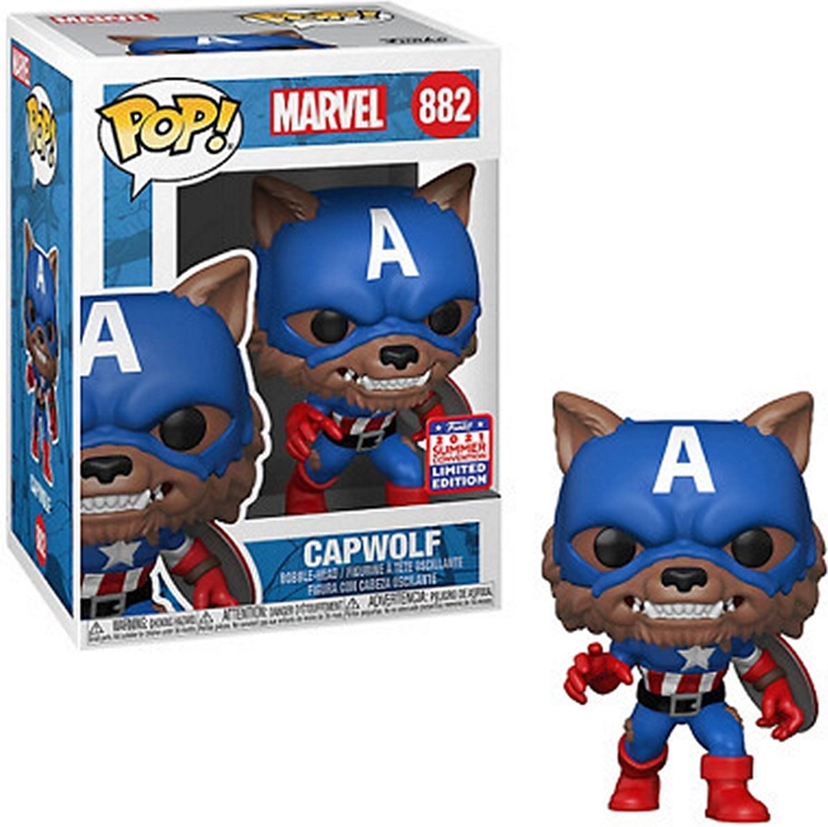   Pop! Marvel: Captain America Year of The Shield - Capwolf