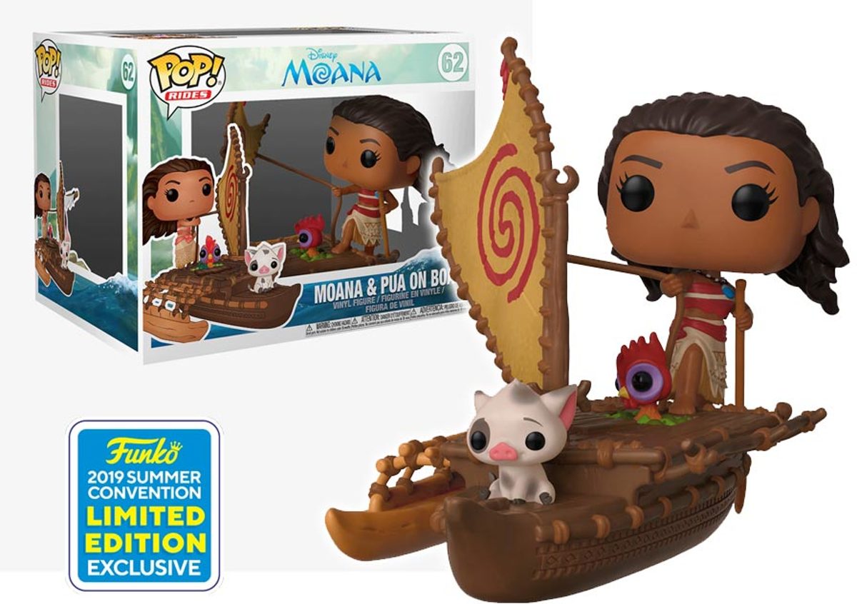   Pop! Rides: Moana - Moana with Pua & Hei Hei on Boat