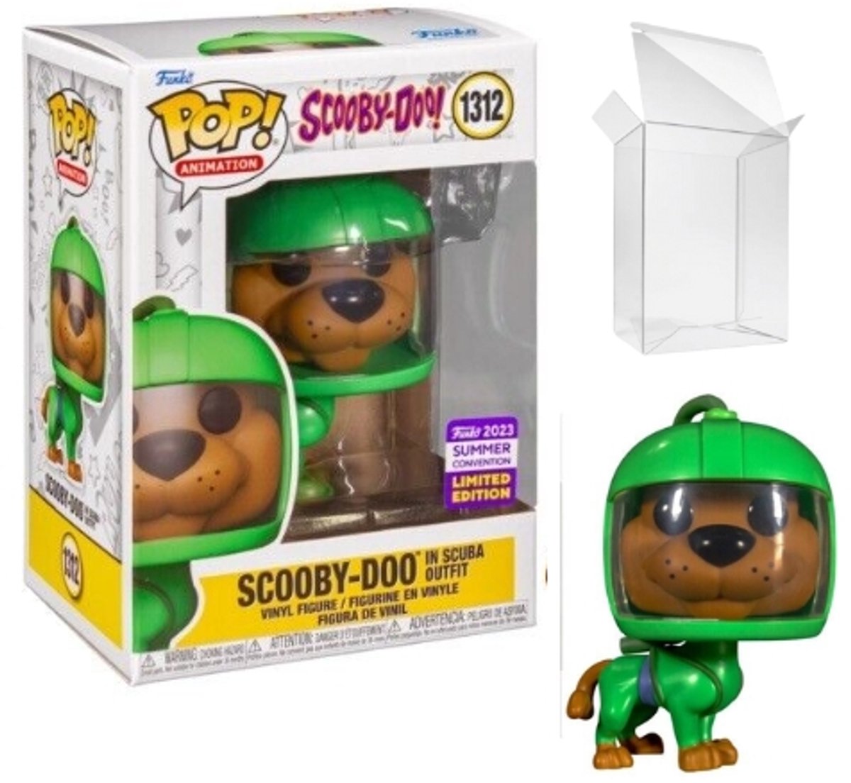   Pop! Scooby-Doo! - Scooby-Doo in Scuba Outfit Pop! Vinyl Figure (2023 Summer Convention Exclusive)