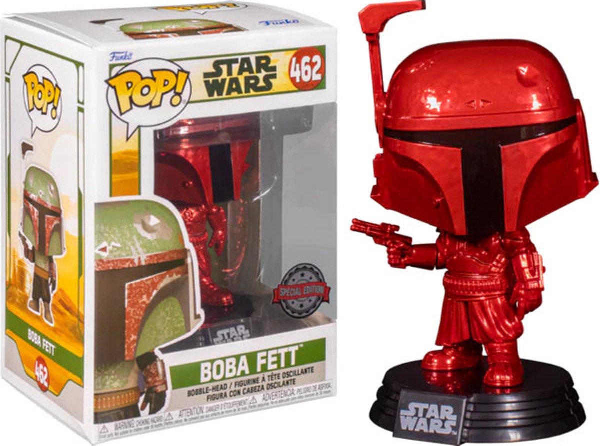   Pop! Star Wars - Boba Fett Red Chrome Exclusive