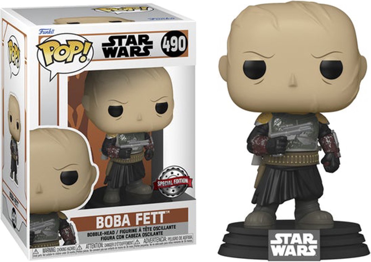   Pop! Star Wars: Boba Fett (without Helmet) - US Exclusive