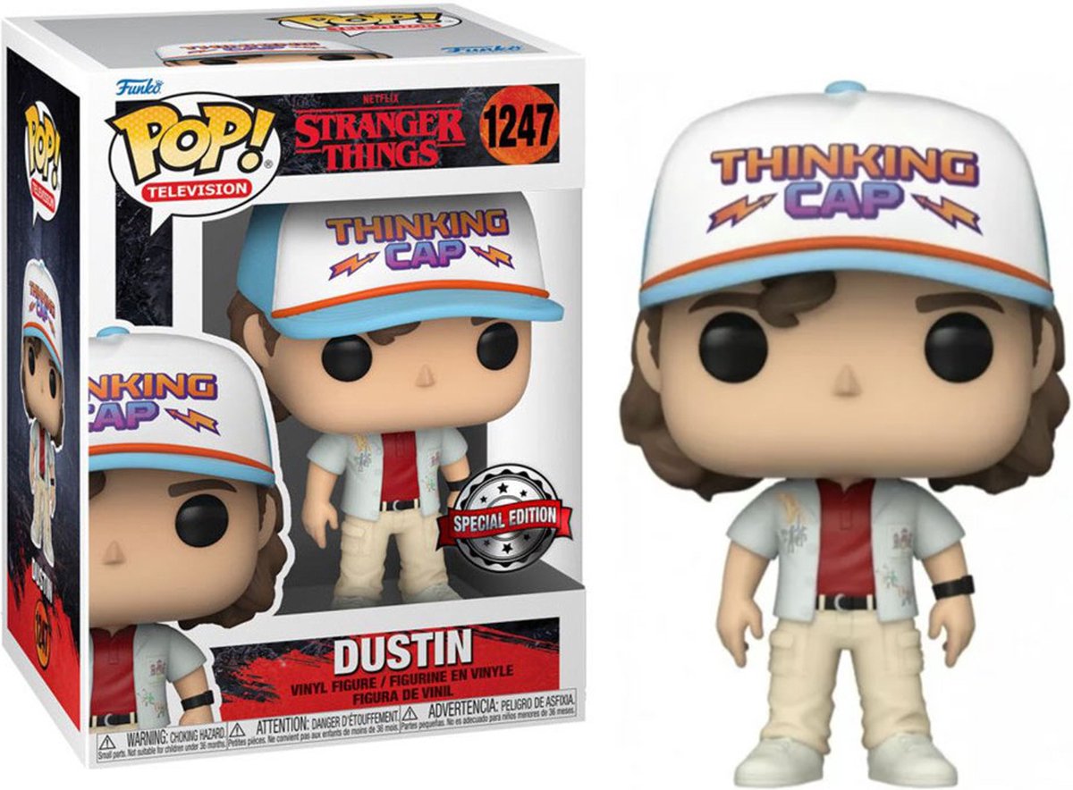   Pop! Stranger Things: Dustin With Dragon Shirt