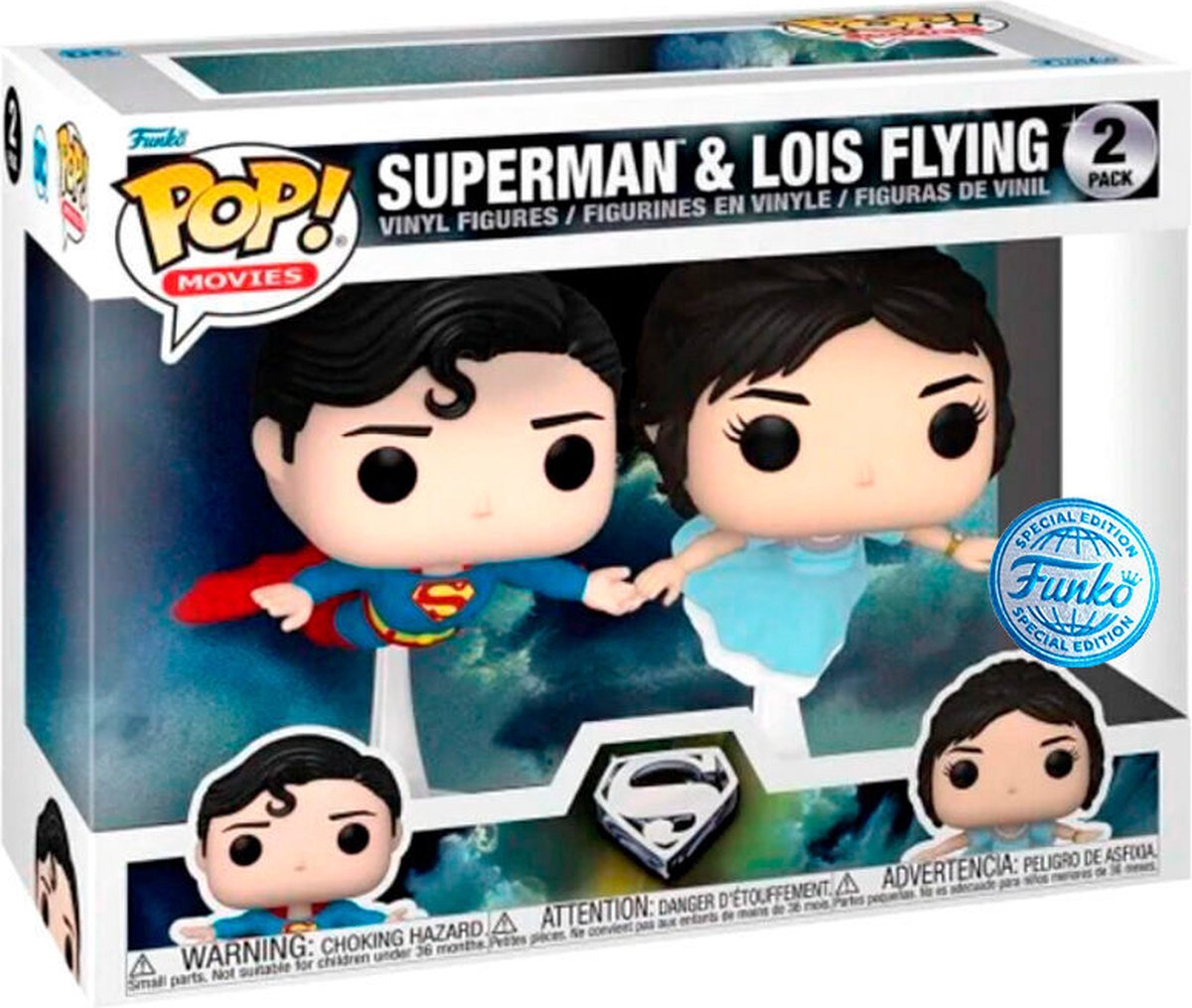   Pop! Superman & Lois Flying 2-pack -   Exclusive Movies Grail