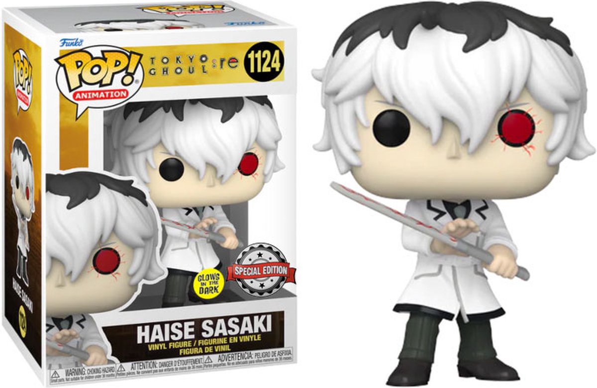   Pop! Tokyo Ghoul:re - Haise Sasaki Glow in the Dark Exclusive