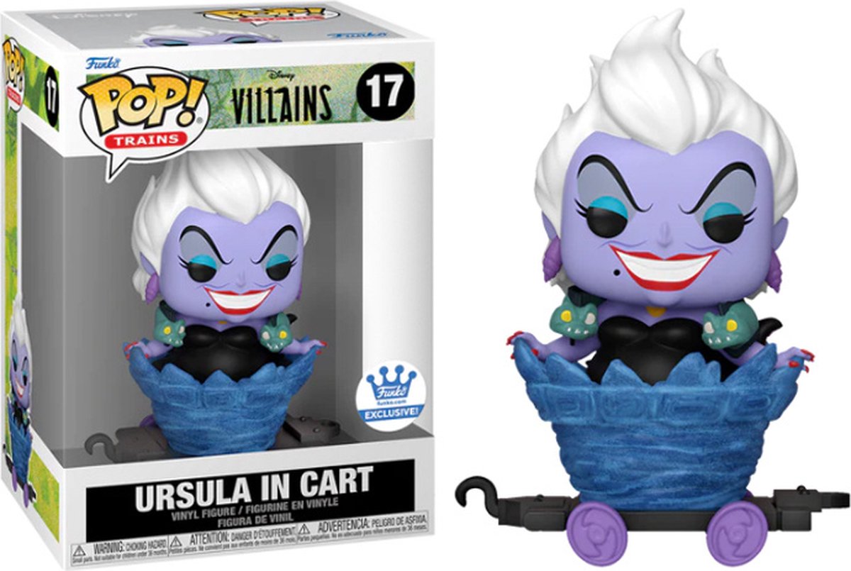  Pop! Train: Disney Villains - Ursula in Cart  -Shop Exclusive