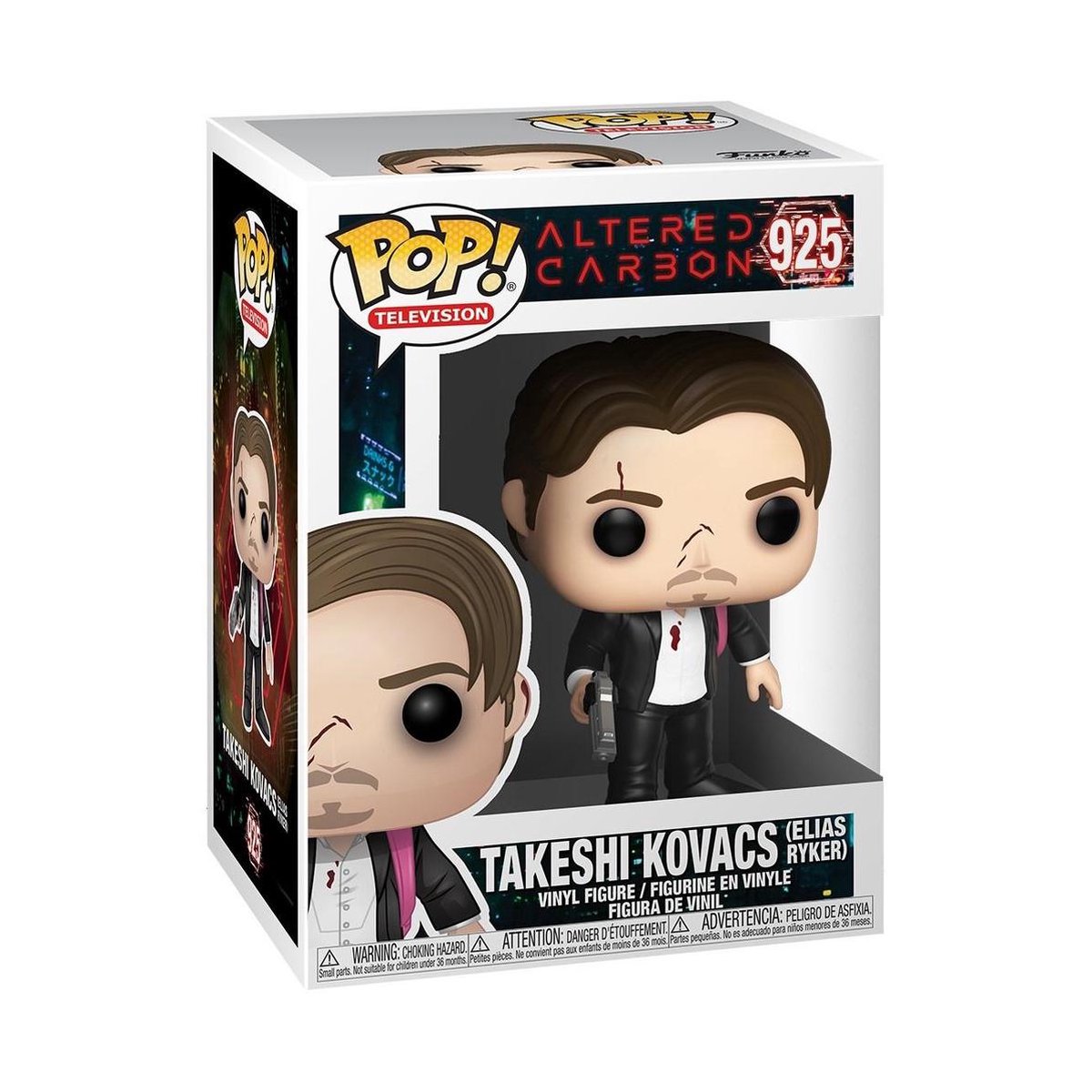   Pop! Tv: Altered Carbon - Takeshi Kovacs (ryker) 9 Cm