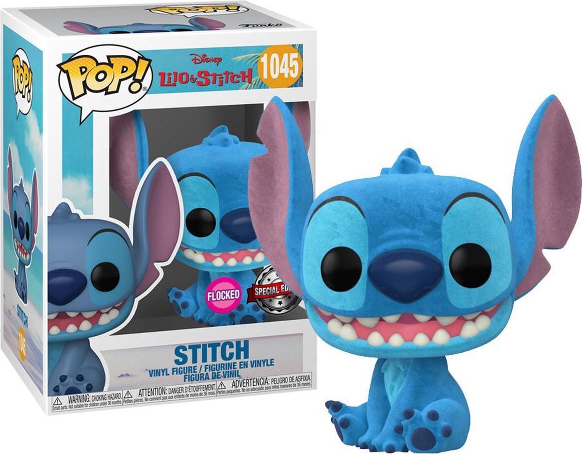   Pop - Disney Lilo & Stitch: Sitting Stitch (Flocked)