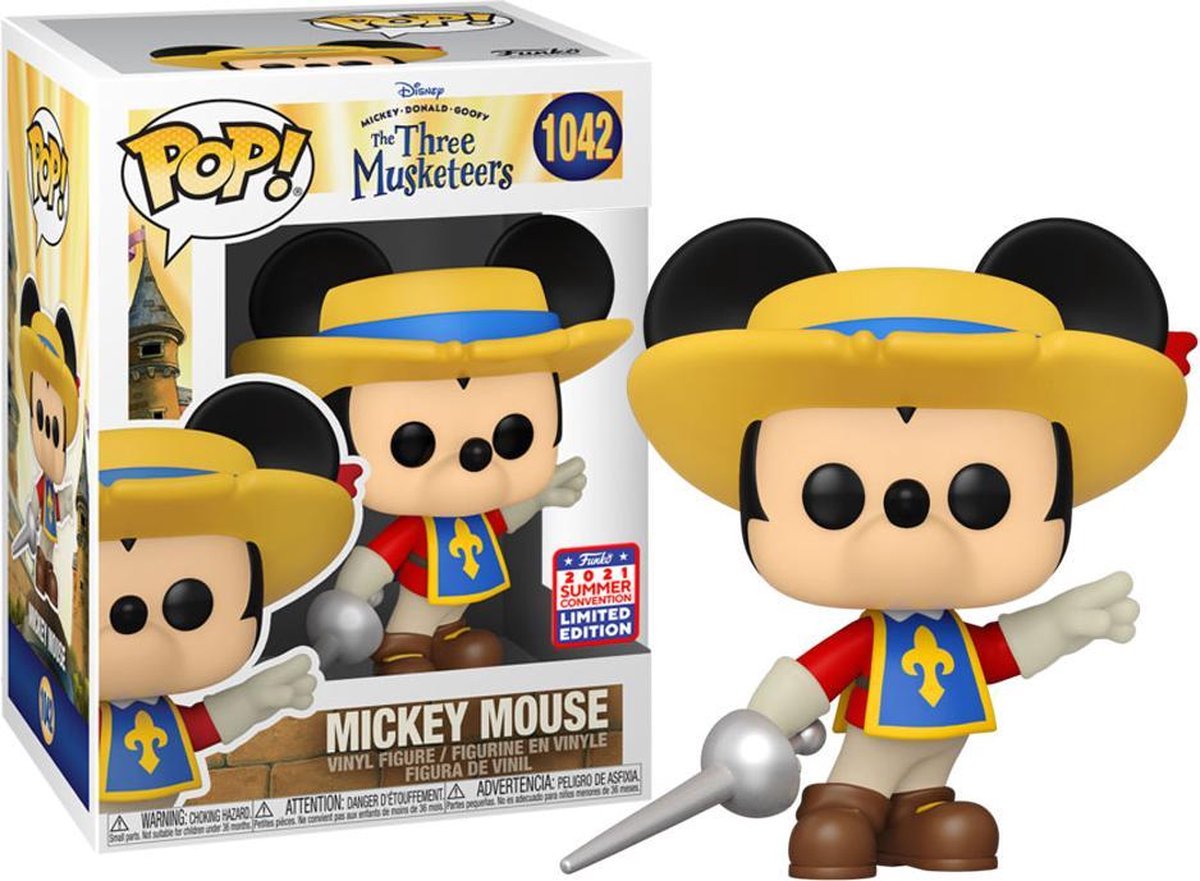   Pop - The Three Musketeers: Mickey Mouse As Musketeer