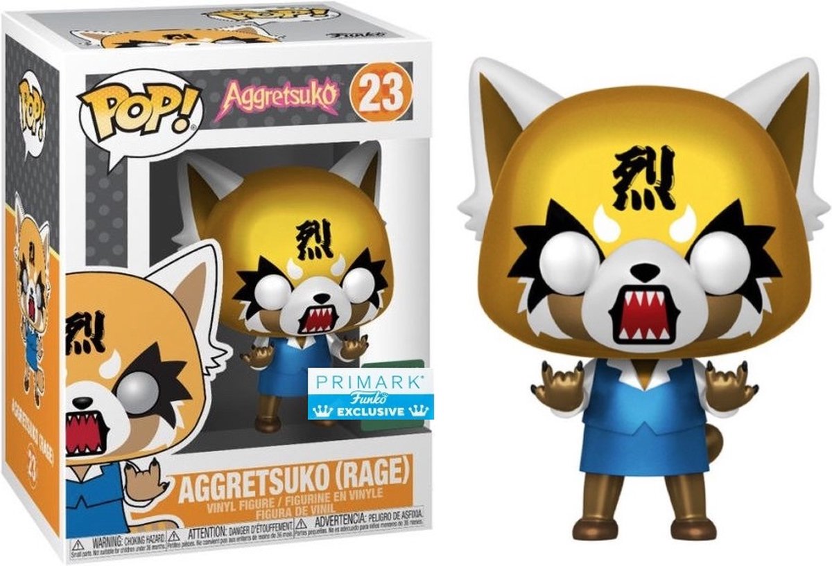   Pop: Aggretsuko - Aggretsuko (rage) 23 - Primark Exclusive