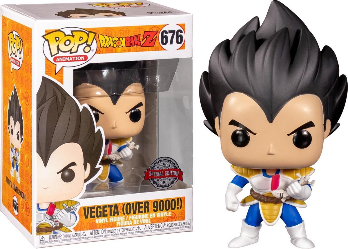   Pop Animation: DragonBall Z - Vegeta (Over 9000!) 676 Special Edition