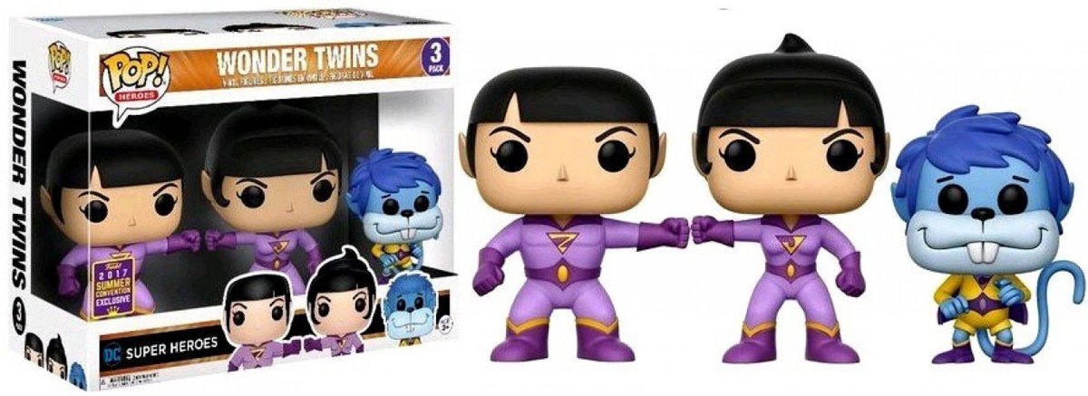   Pop DC Super Heroes Wonder Twins 3Pack