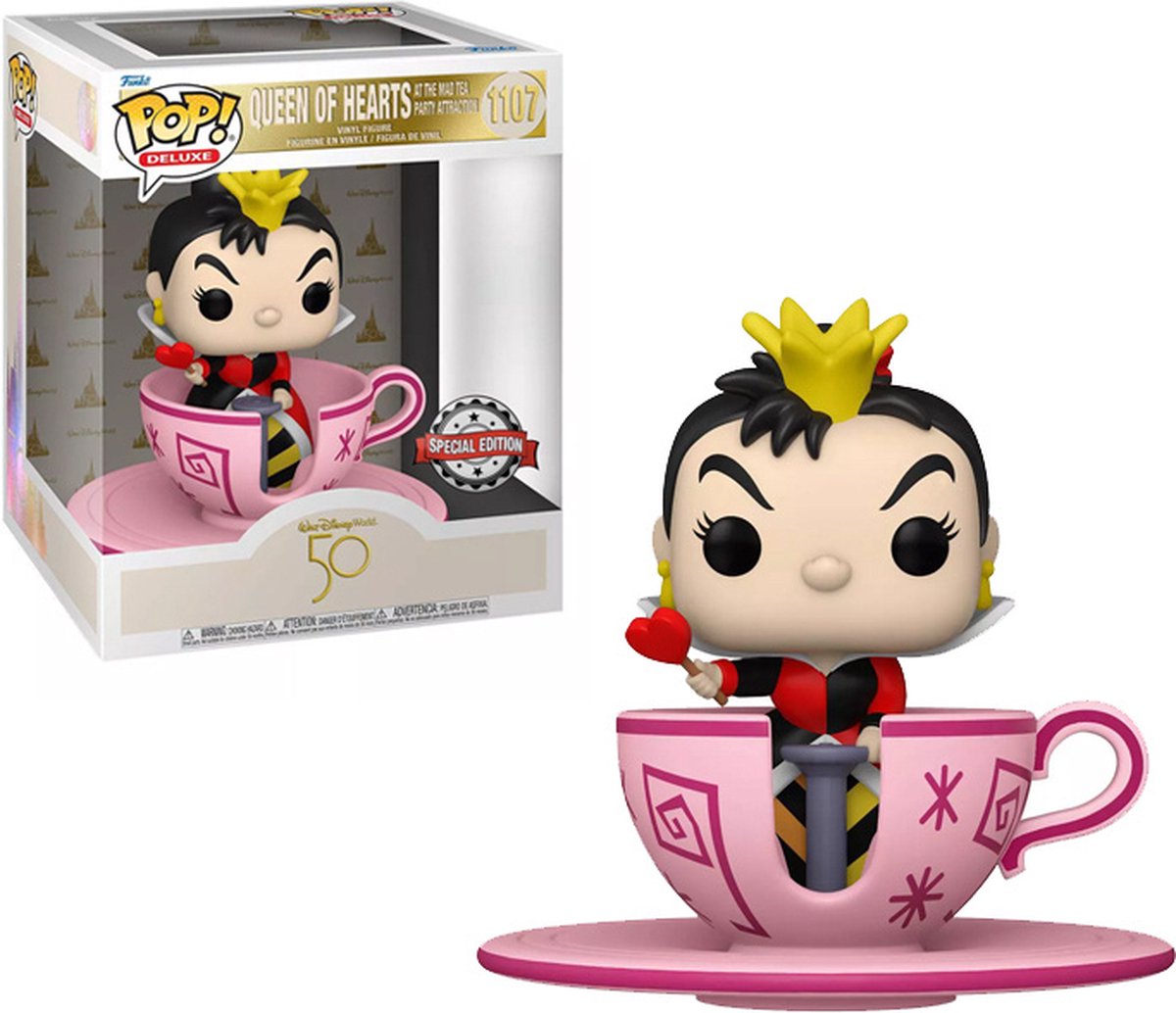   Pop Deluxe Queen in Teacup Walt Disney 50th Anniversary