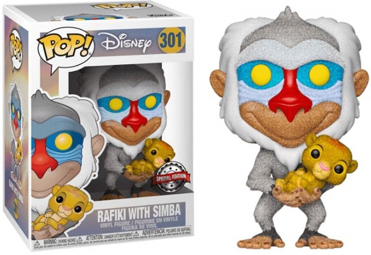   Pop: Disney - Rafiki With Simba 301 Diamond Collection