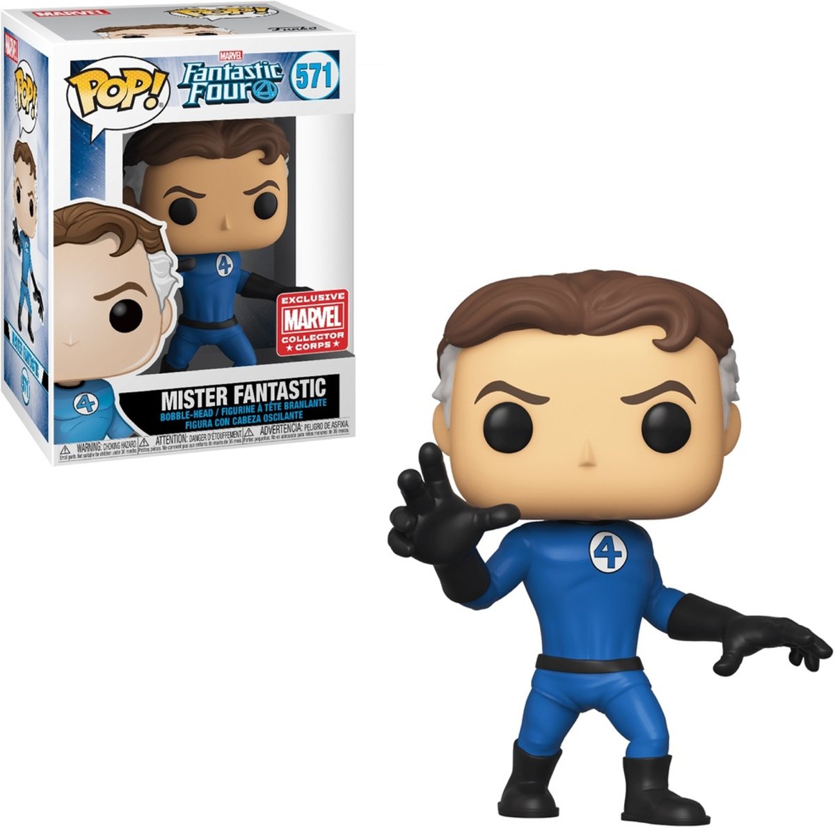   Pop Fantastic Four - Mister Fantastic Marvel Collector Corps