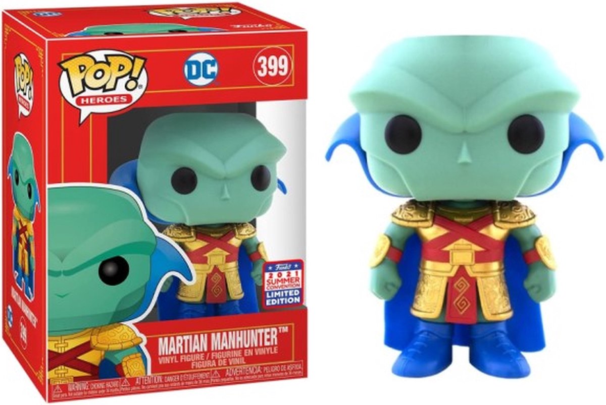   Pop Heroes: DC - Martian Manhunter 399 - 2021 Summer Convention Limited Edition