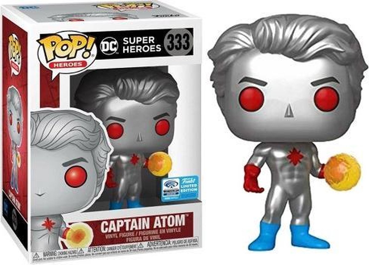   Pop Heroes: DC Super Heroes - Captain Atom 333 Wondrous Convention 2020 Limited Edition