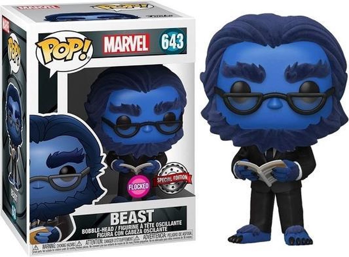   Pop: Marvel - Beast From X-Men: The Last Stand 643 Special Edition Flocked