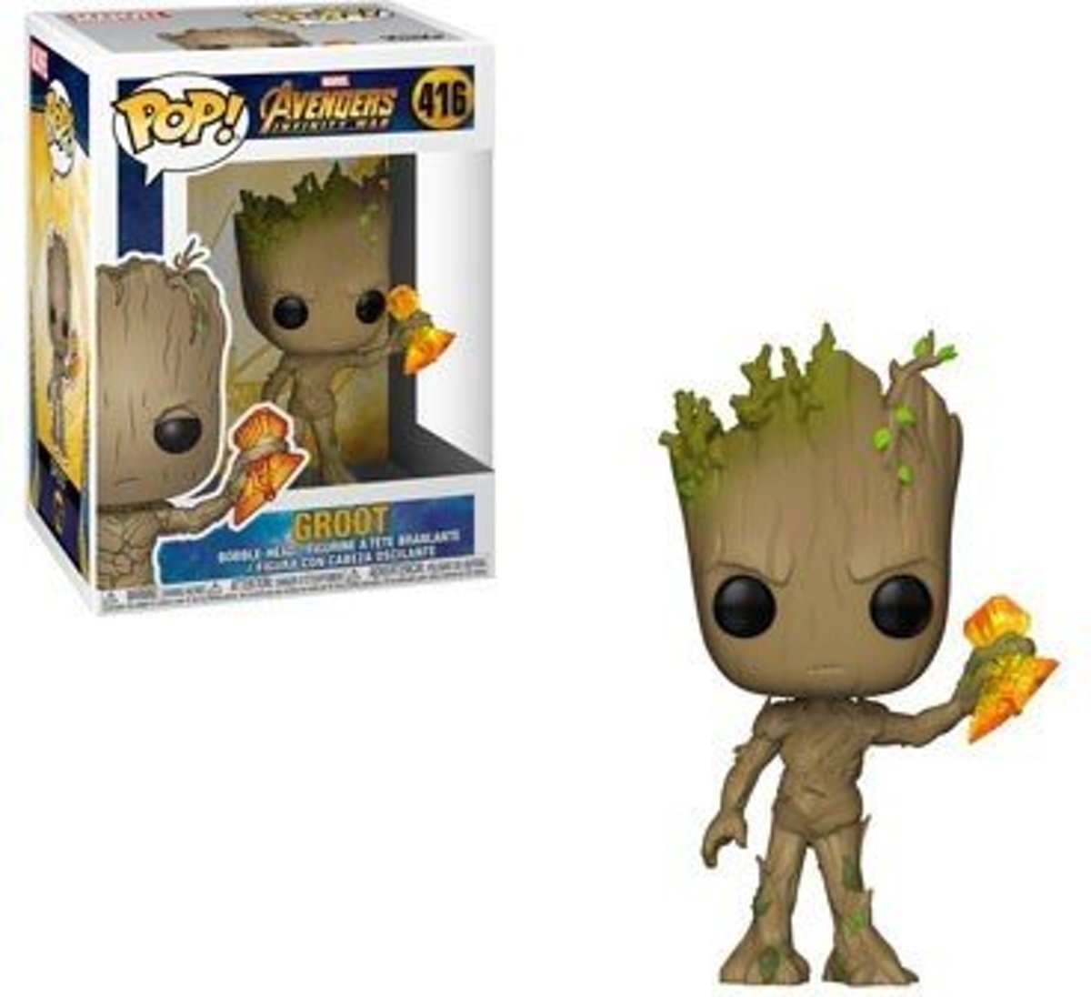   Pop Marvel Avengers Infinity War Groot with Stormbreaker