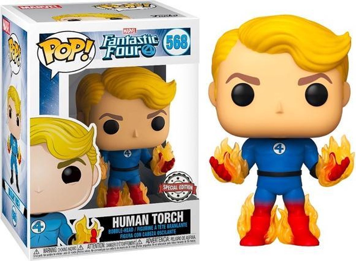   Pop: Marvel Fantastic Four - Human Torch 569 Special Edition