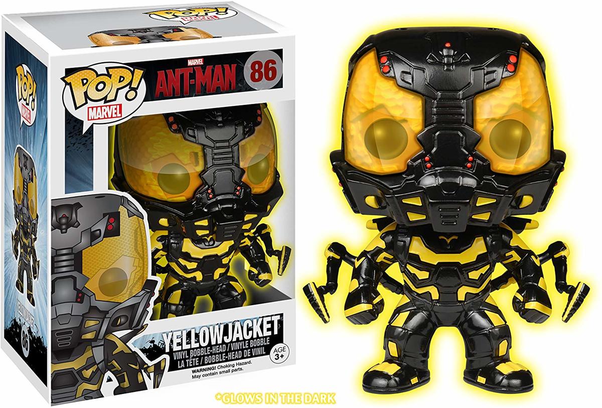   Pop Marvel: Marvel Ant-Man - Yellowjacket 86 Glows In The Dark