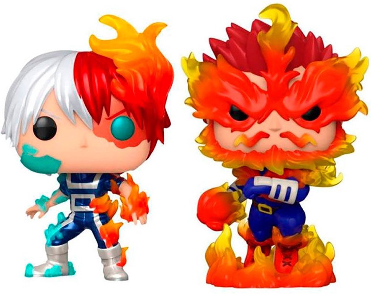   Pop My Hero Academia Shoto Todoroki And Endeavor Exclusive Oranje