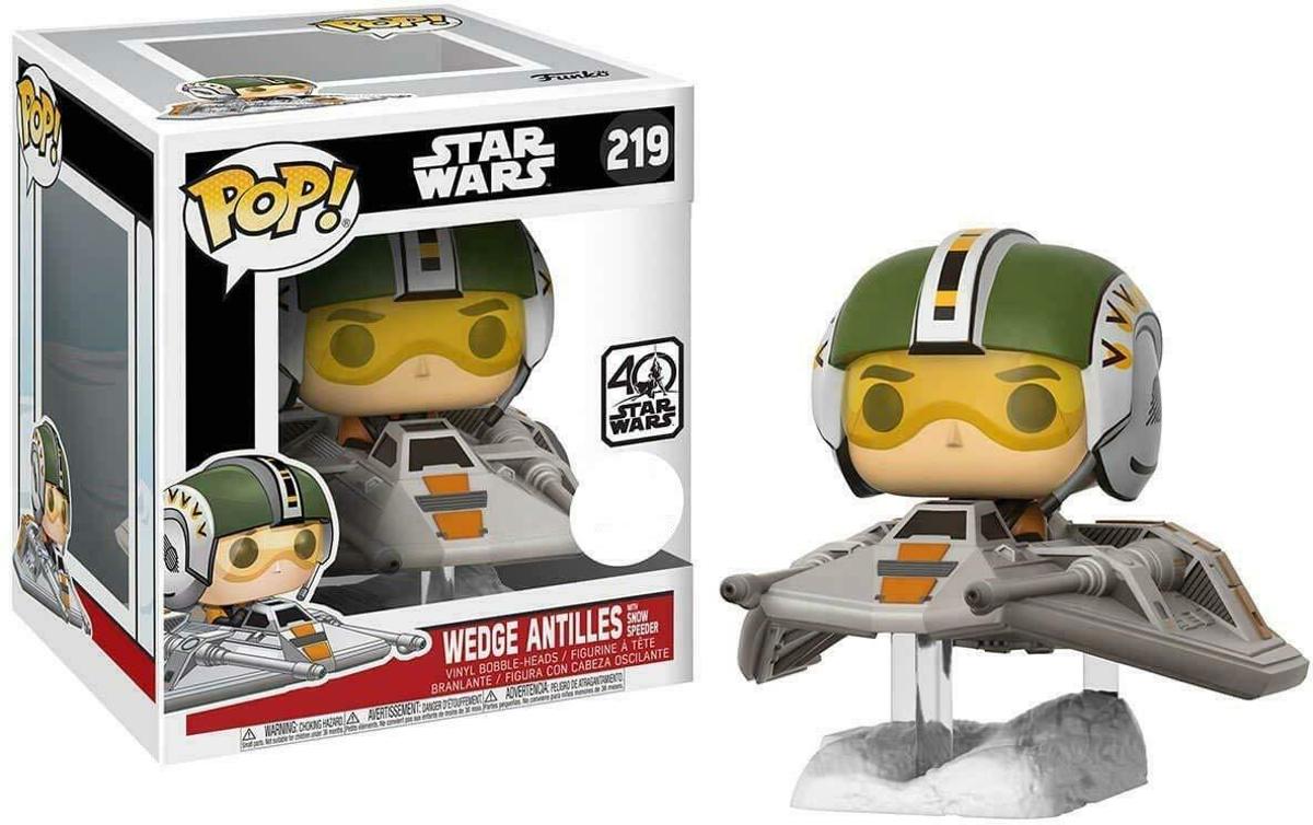   Pop: Star Wars 219 - Wedge Antilles With Snowspeeder 219 - Bobble-Head