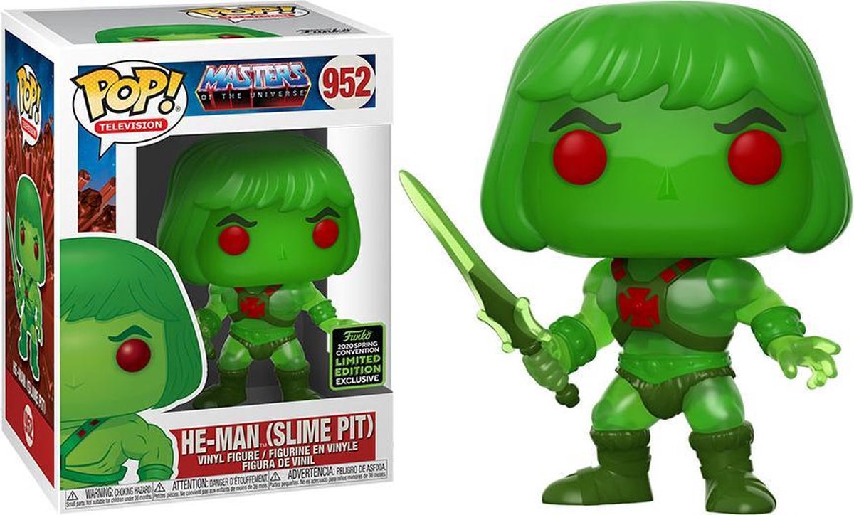   Pop Television: Masters Of The Universe - He-Man (Slime Pit) 2020 Spring Exclusive Limited Edition