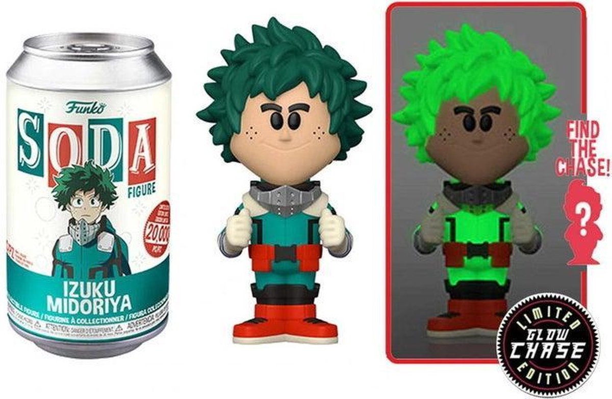   Soda! MHA - Deku - Izuku Midoriya 20,000 Pcs - 1/6 Chance for a Chase!