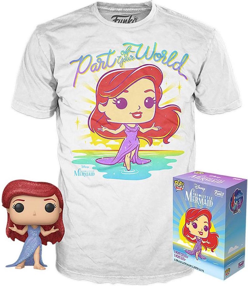   The Little Mermaid POP! & Tee Collectors Box Ariel Exclusive - maat Small