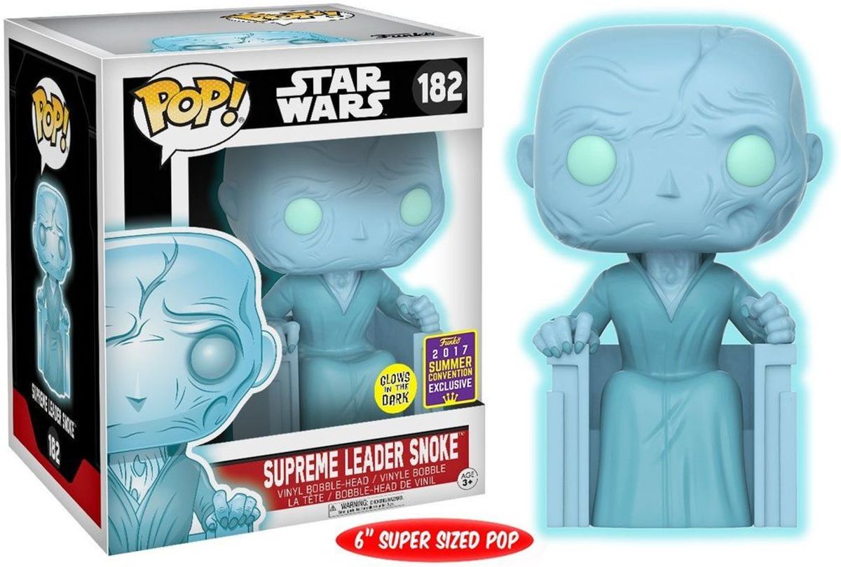   pop Supreme Leader Snoke GITD 2017 Summer Convention Exclusive 6