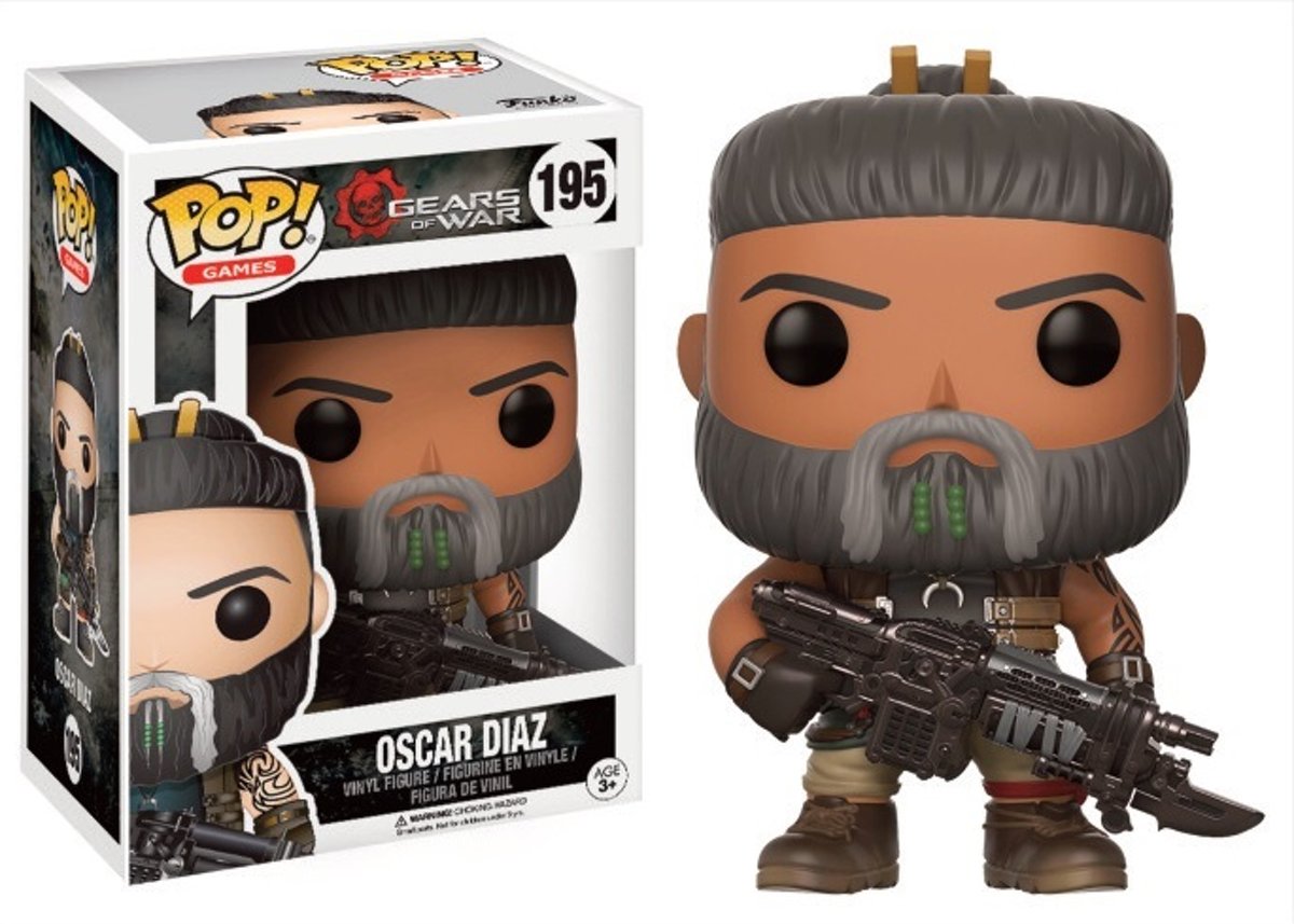 GEARS OF WAR - Bobble Head POP N° 195 - Oscar Diaz