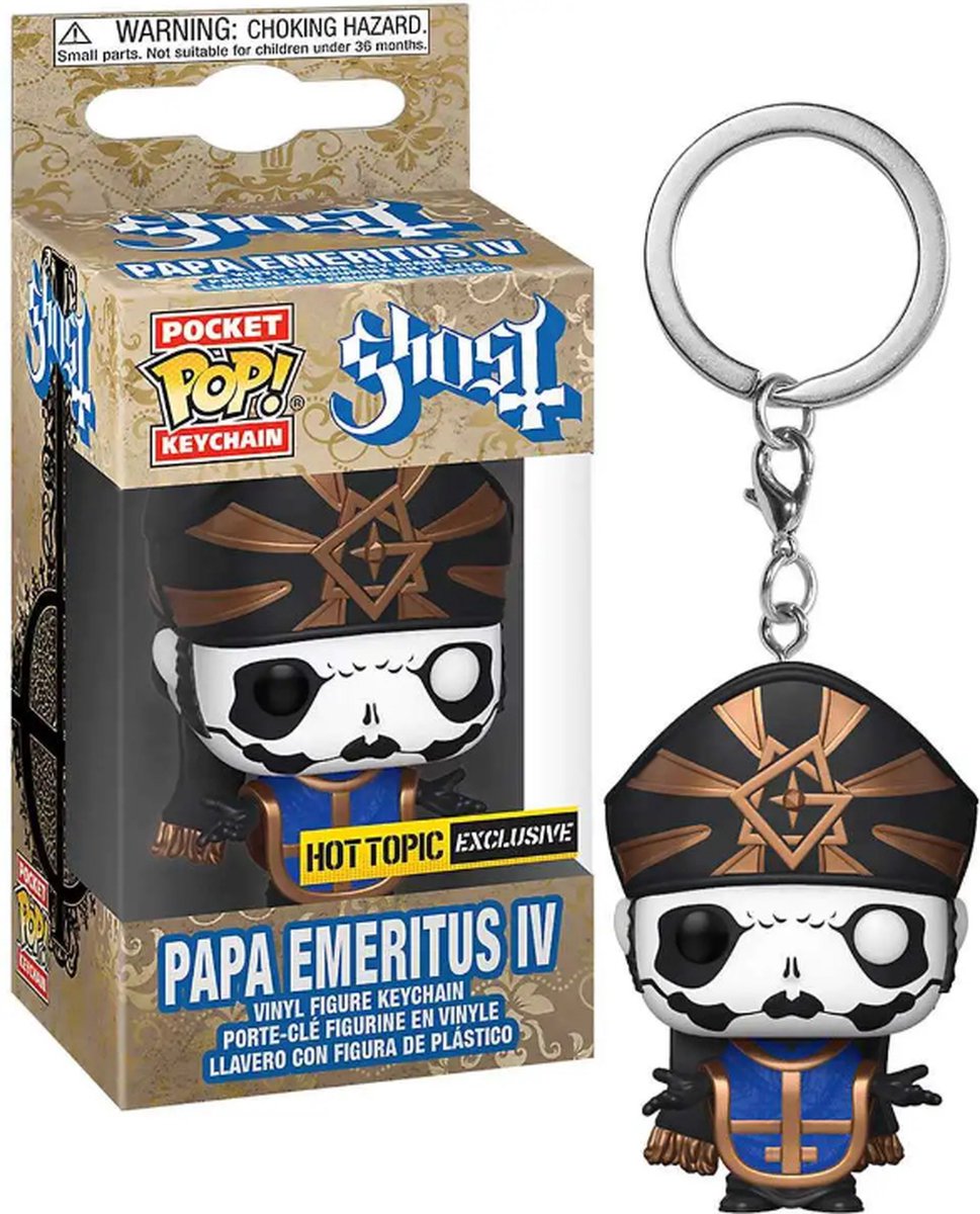 Ghost Papa Emeritus IV Pocket   Pop! Vinyl sleutelhanger