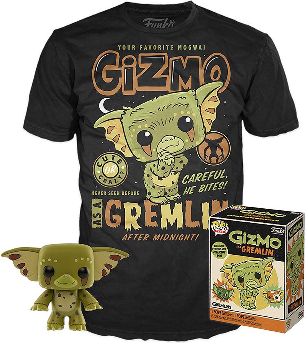 Gremlins POP! & Tee Box Gizmo Exclusive T-shirts Gremlins -  maat XL