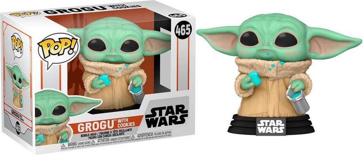 Grogu with Cookie -   Pop! - The Mandalorian - Baby Yoda The Child