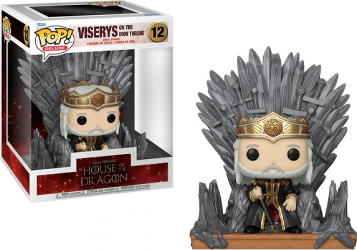 House of the Dragon - Day of the Dragon   Pop Vinyl: Viserys on the Iron Throne