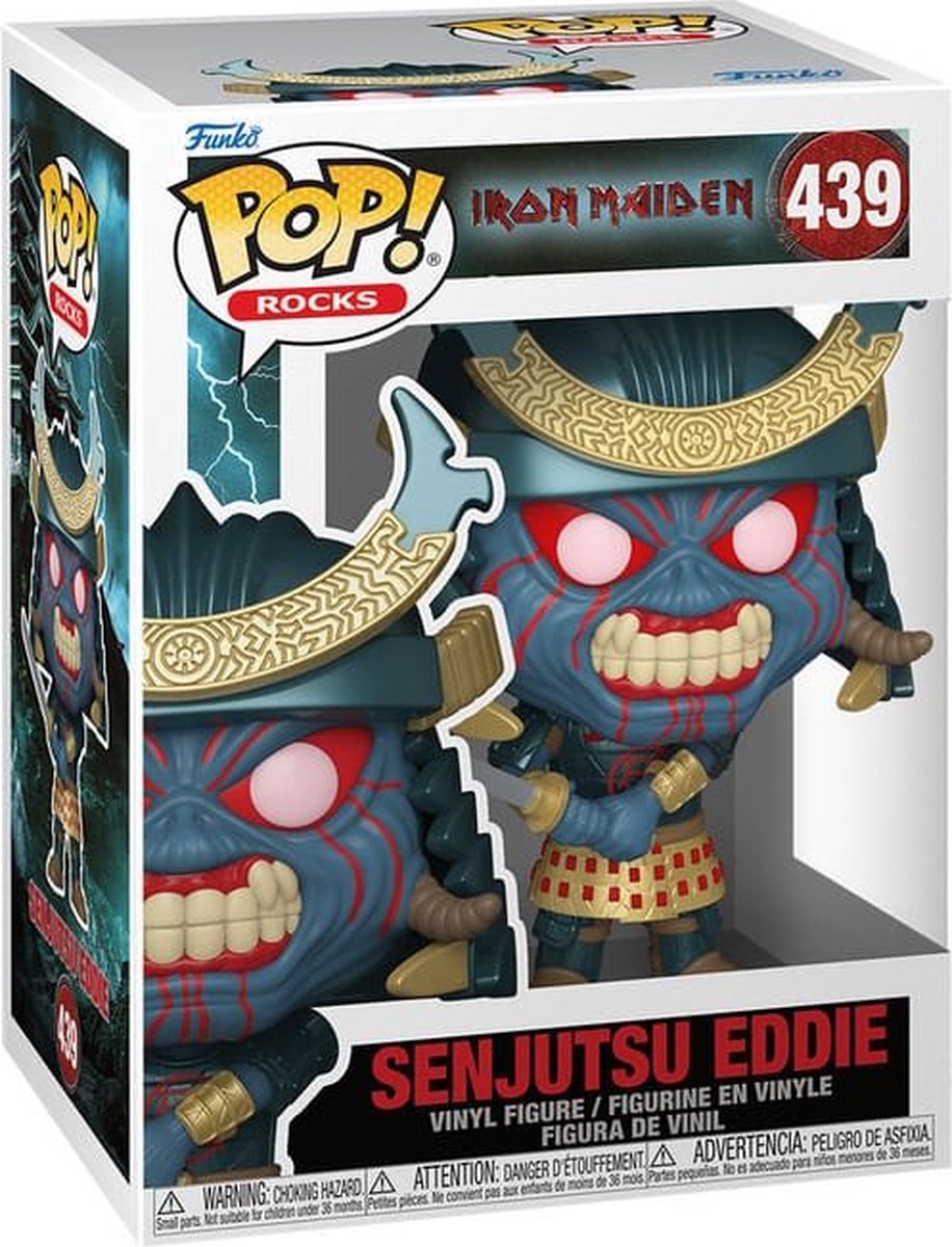 Iron Maiden Senjutsu Eddie Rocks! Vinyl Figur 439 Unisex   Pop! - meerkleurig - Standard