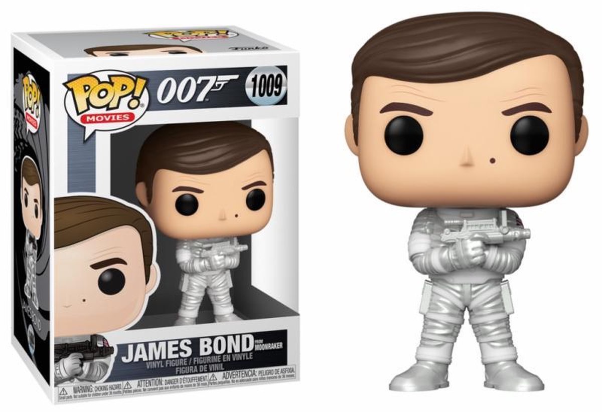 JAMES BOND - Bobble Head POP N° 1009 - Roger Moore (Moonraker)