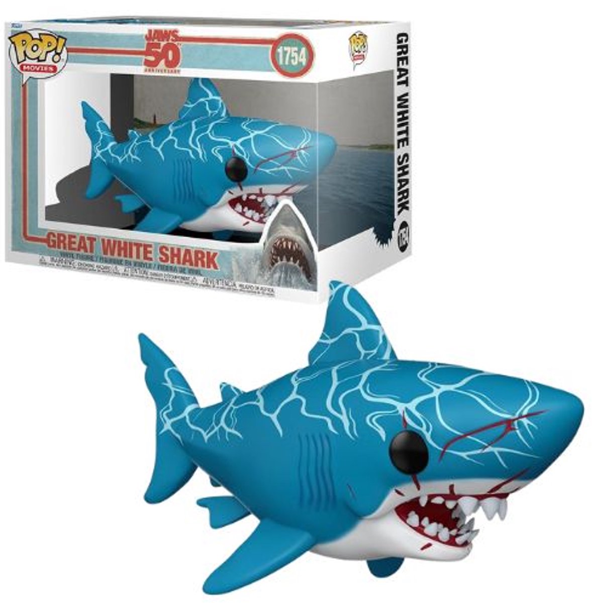 Jaws Great White Shark vinylfiguur 1754   Pop! standaard PVC Unisex - Fan merch, Film
