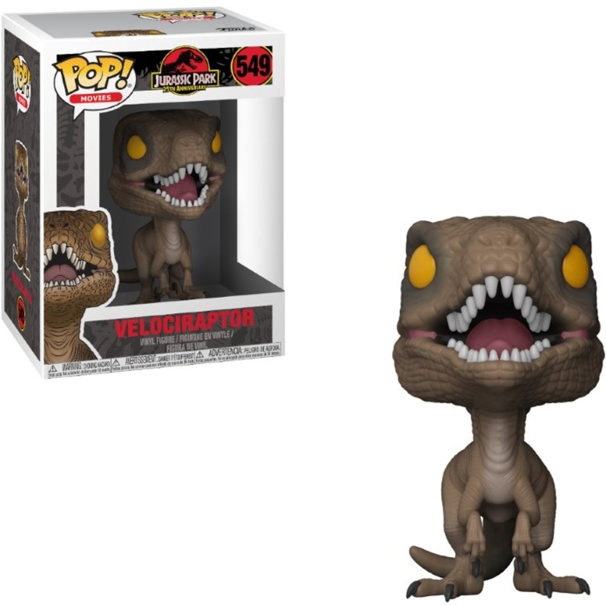 Jurassic Park POP! Vinyl Figure Velociraptor 9 cm