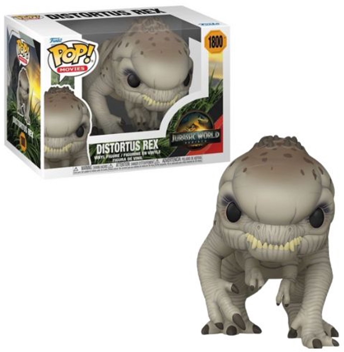 Jurassic World Distortus Rex vinylfiguur 1800 Unisex   Pop! - Neutraal - Standard