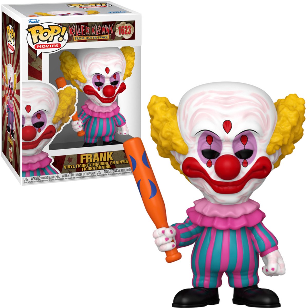 Killer Klowns from Outer Space Frank Vinyl Figur 1623   Pop! meerkleurig