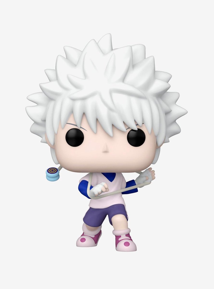 Killua w/Yo-Yo -   Pop! - Hunter x Hunter Figuur - 9cm - Red Dot NL Exclusive