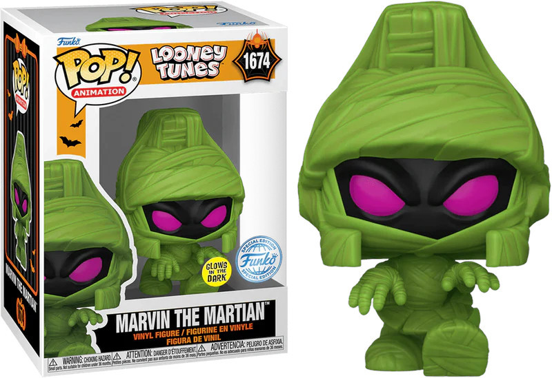 Looney Tunes Halloween   Pop Vinyl: Marvin the Martian (Glow in the Dark)