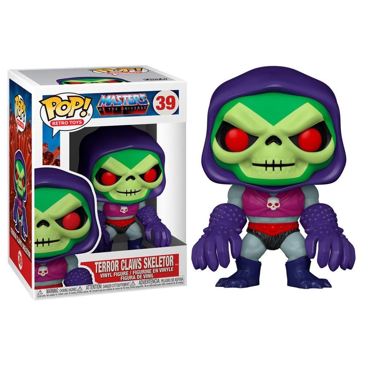 M.O.T.U. - Bobble Head POP N° 39 - Skeletor w/ Terror Claws