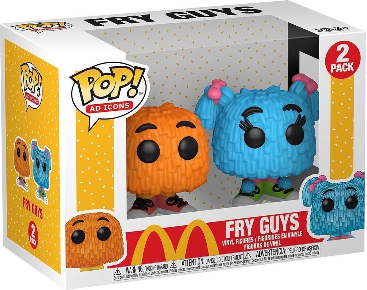 MCDONALDS - Bobble Head POP 2 Pack - Fry Guy