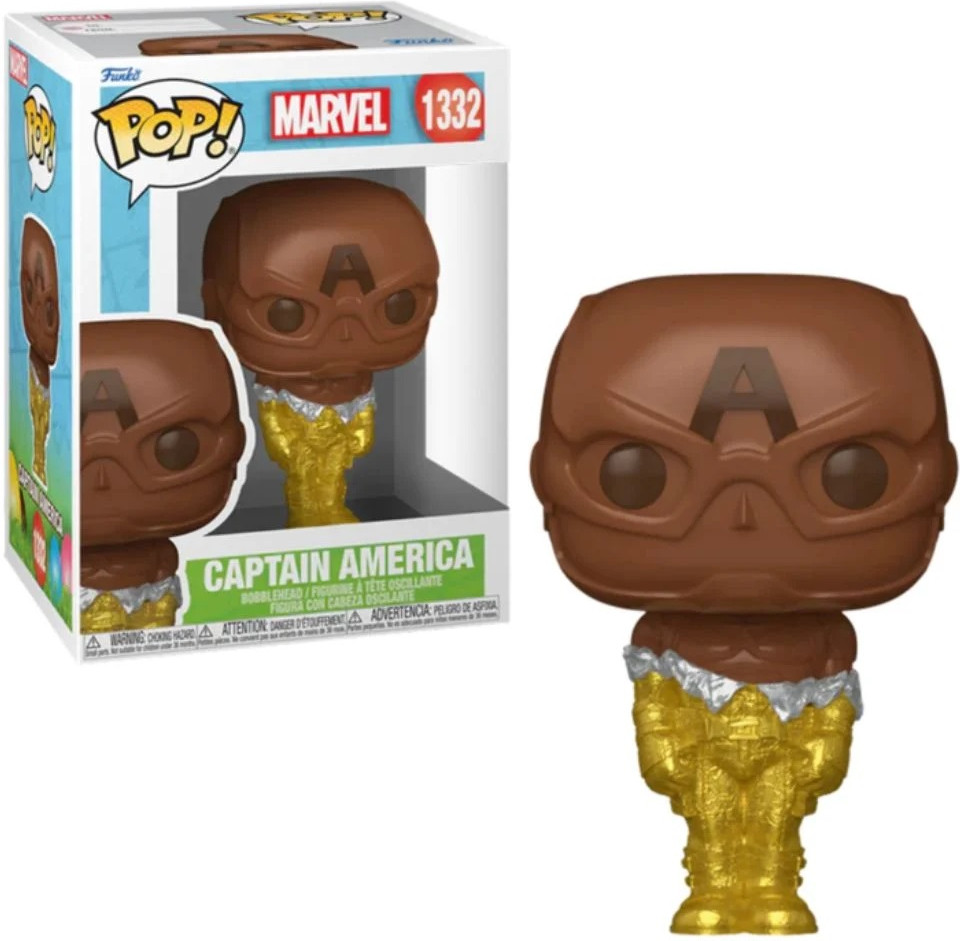 Marvel Easter Chocolate   Pop Vinyl: Captain America