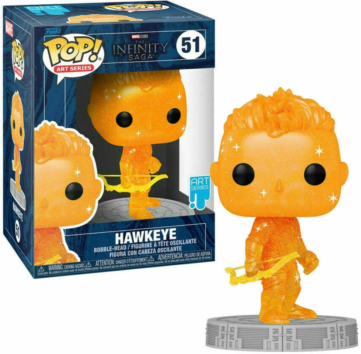 Marvel The Infinity Saga Art Series   Pop Vinyl: Hawkeye