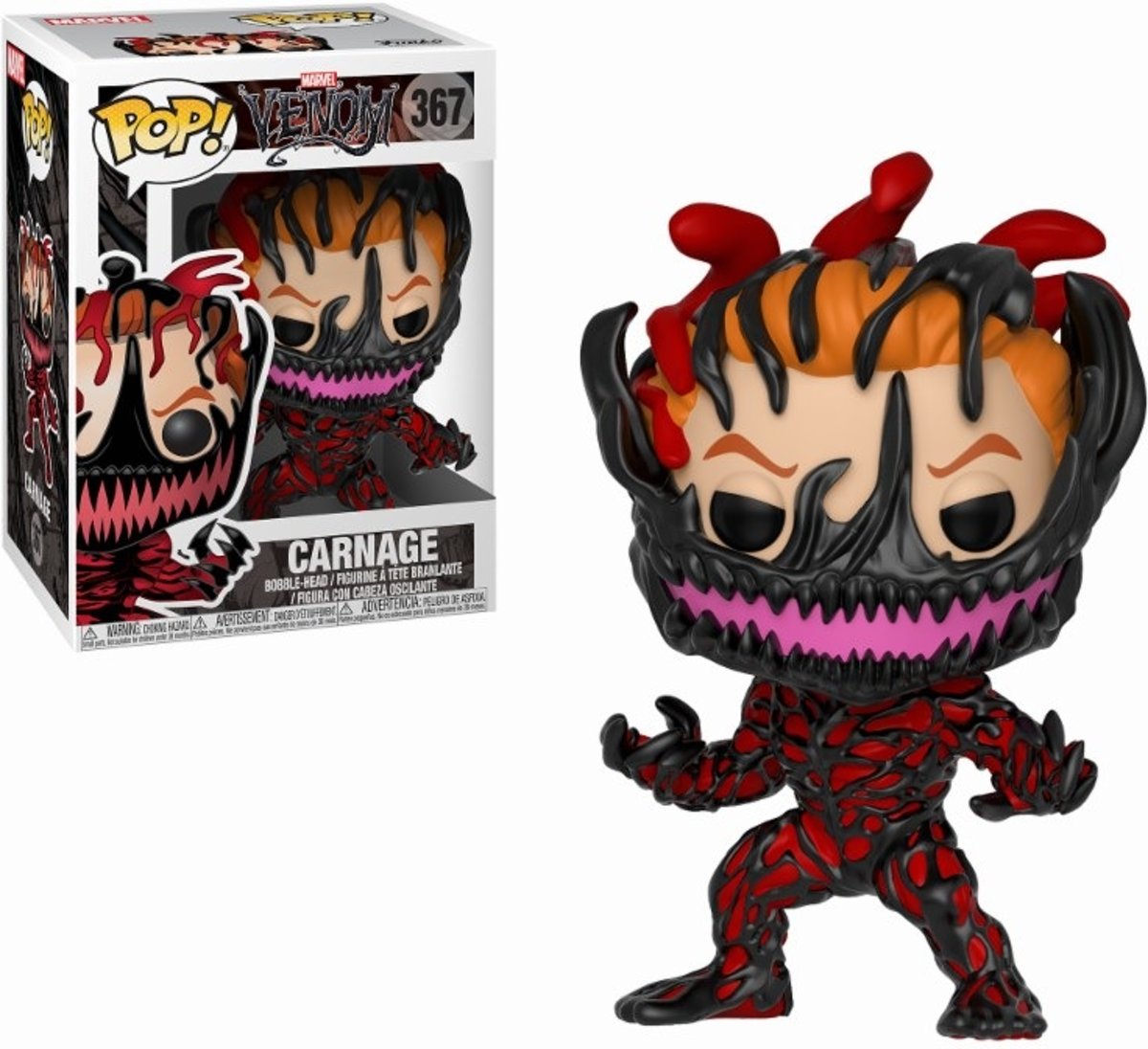 Marvel Venom POP! Vinyl Figure Carnage/Cletus Kasady 9 cM